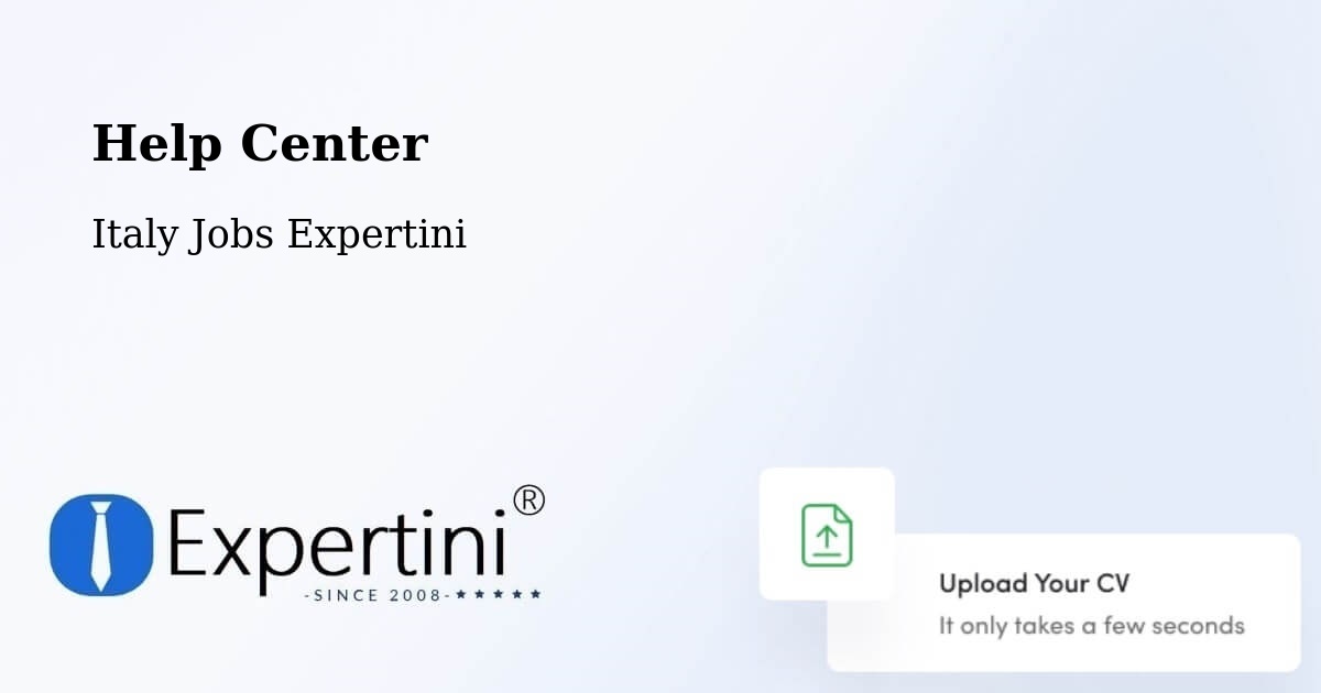 Help Center – Loreglia - Italy Jobs Expertini
